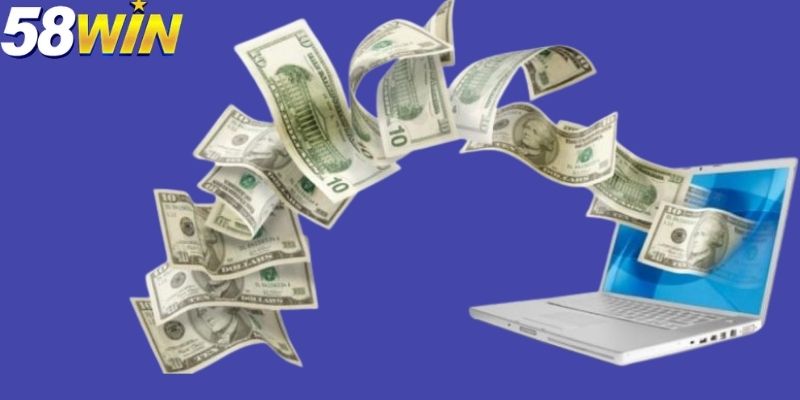 Hướng dẫn rút tiền 58WIN qua ví điện tử vô cùng tiện lợi